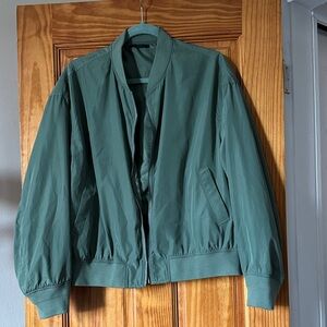 Uniqlo Women's Green Bomber Jacket